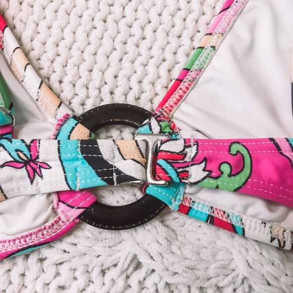 Vicky Moreinis Carnaby Halter Bikini Top XS NWT - Picture 3 of 11